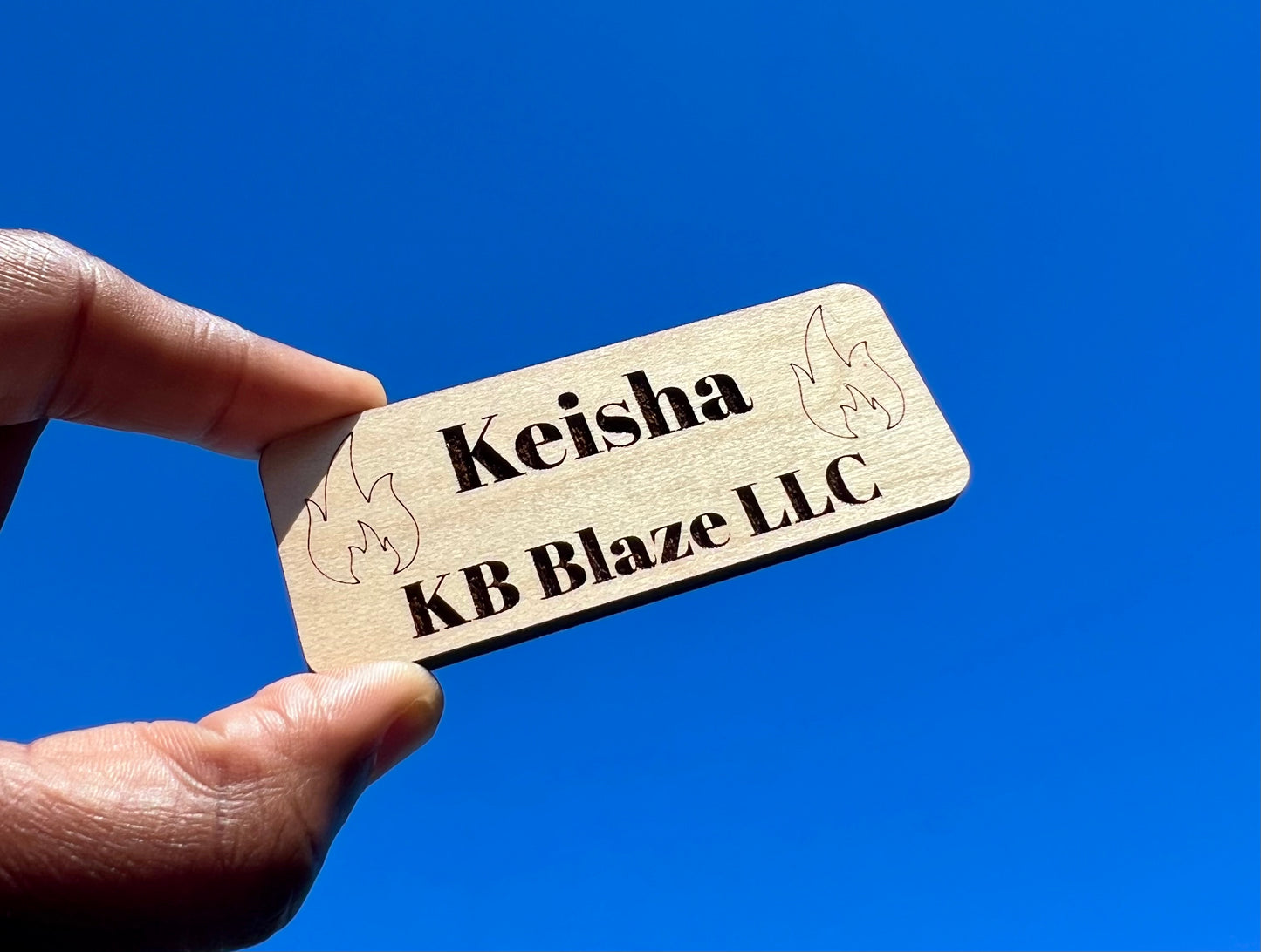 Custom name tag