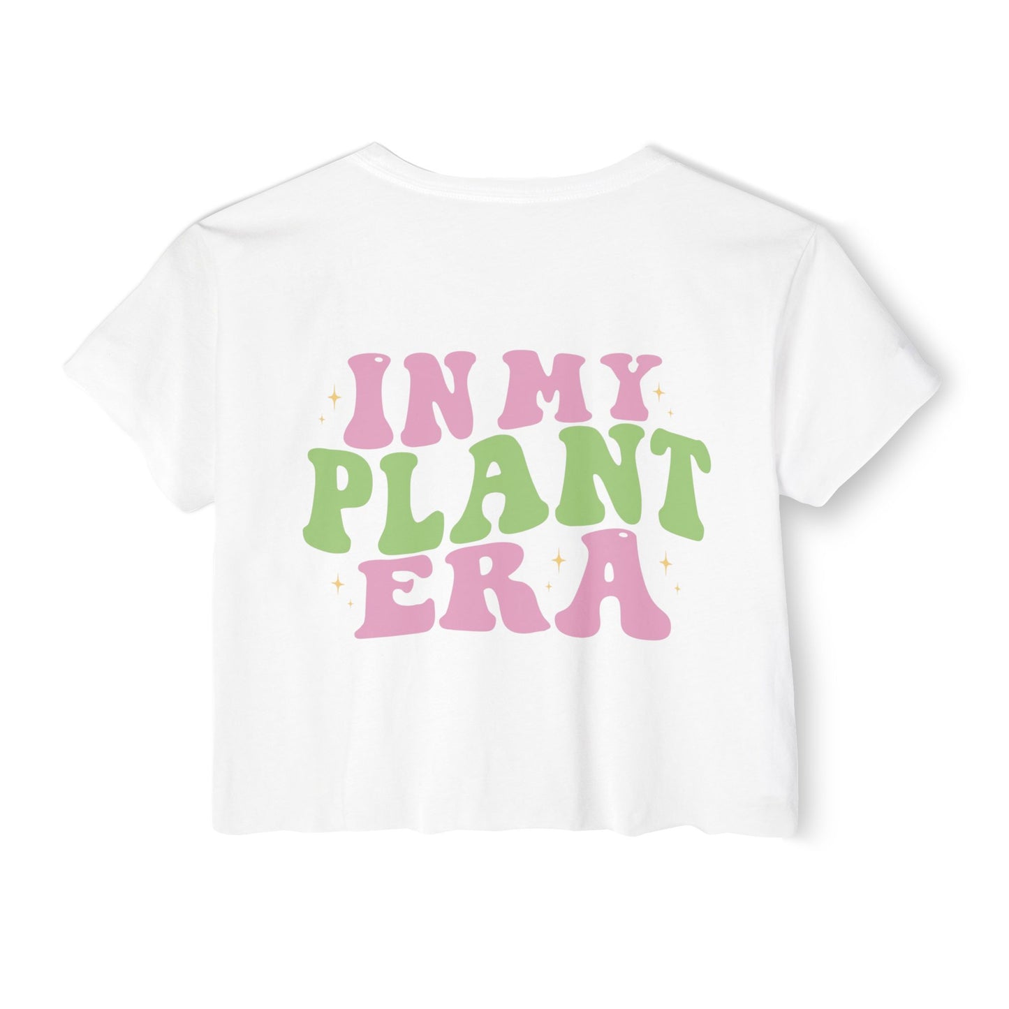 In My Plant Era crop top | Plant Lover Festival Shirt, Retro Psychedelic Typography