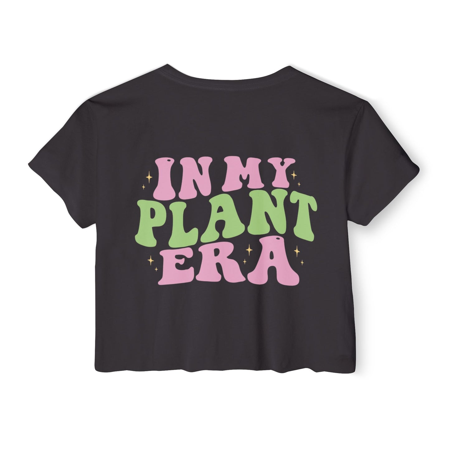 In My Plant Era crop top | Plant Lover Festival Shirt, Retro Psychedelic Typography