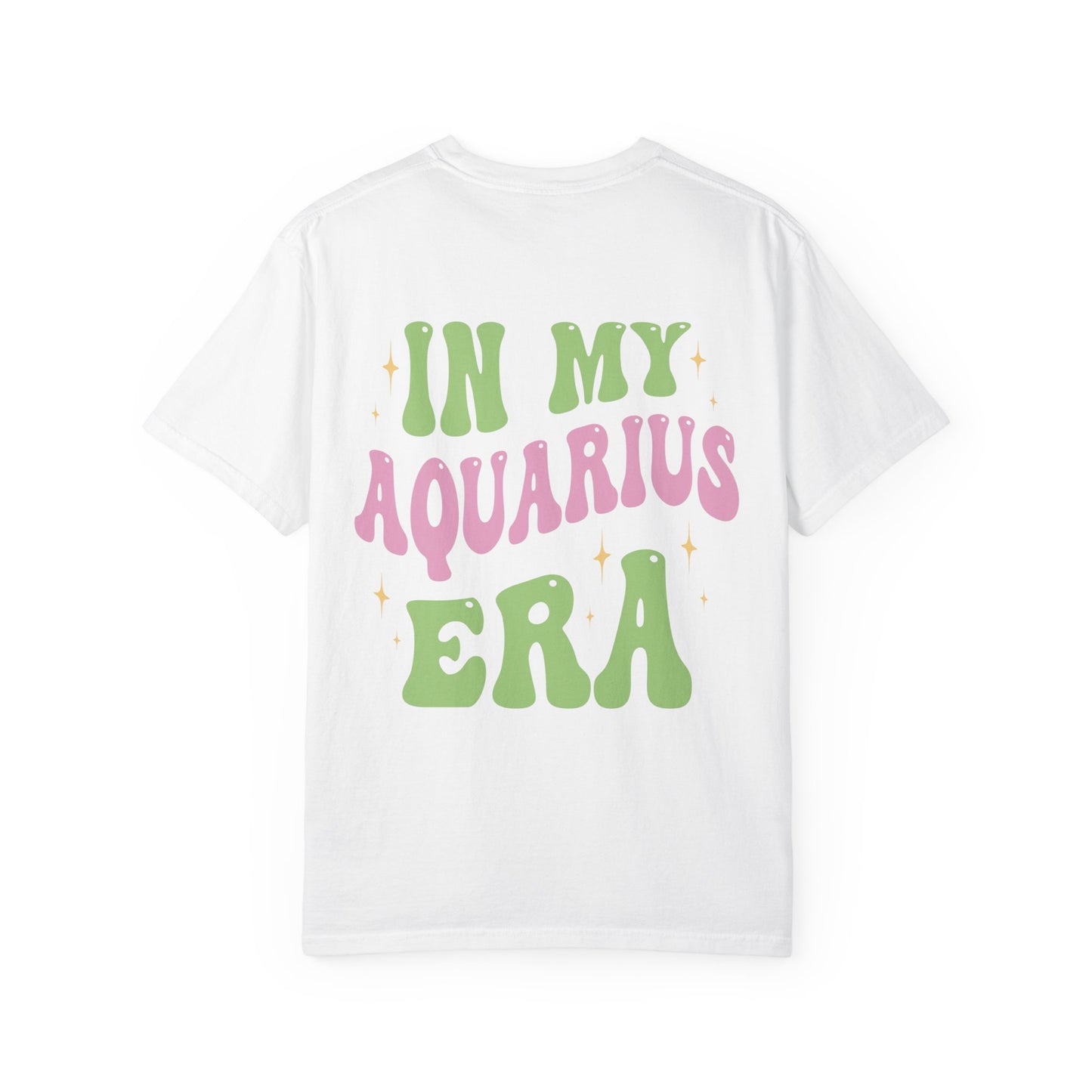 In My Aquarius Era T-Shirt | Astrology Zodiac Tee, Retro Psychedelic Lettering
