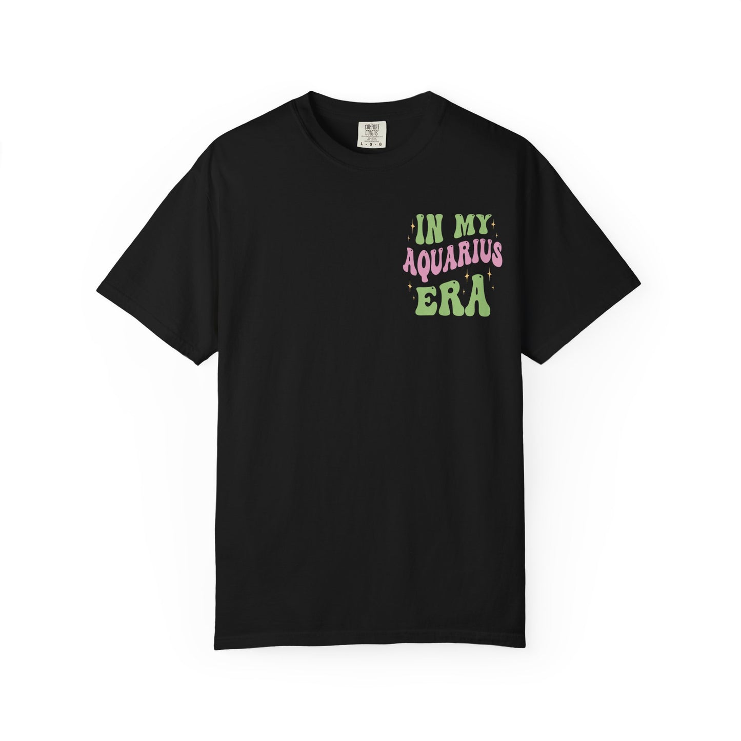 In My Aquarius Era T-Shirt | Astrology Zodiac Tee, Retro Psychedelic Lettering