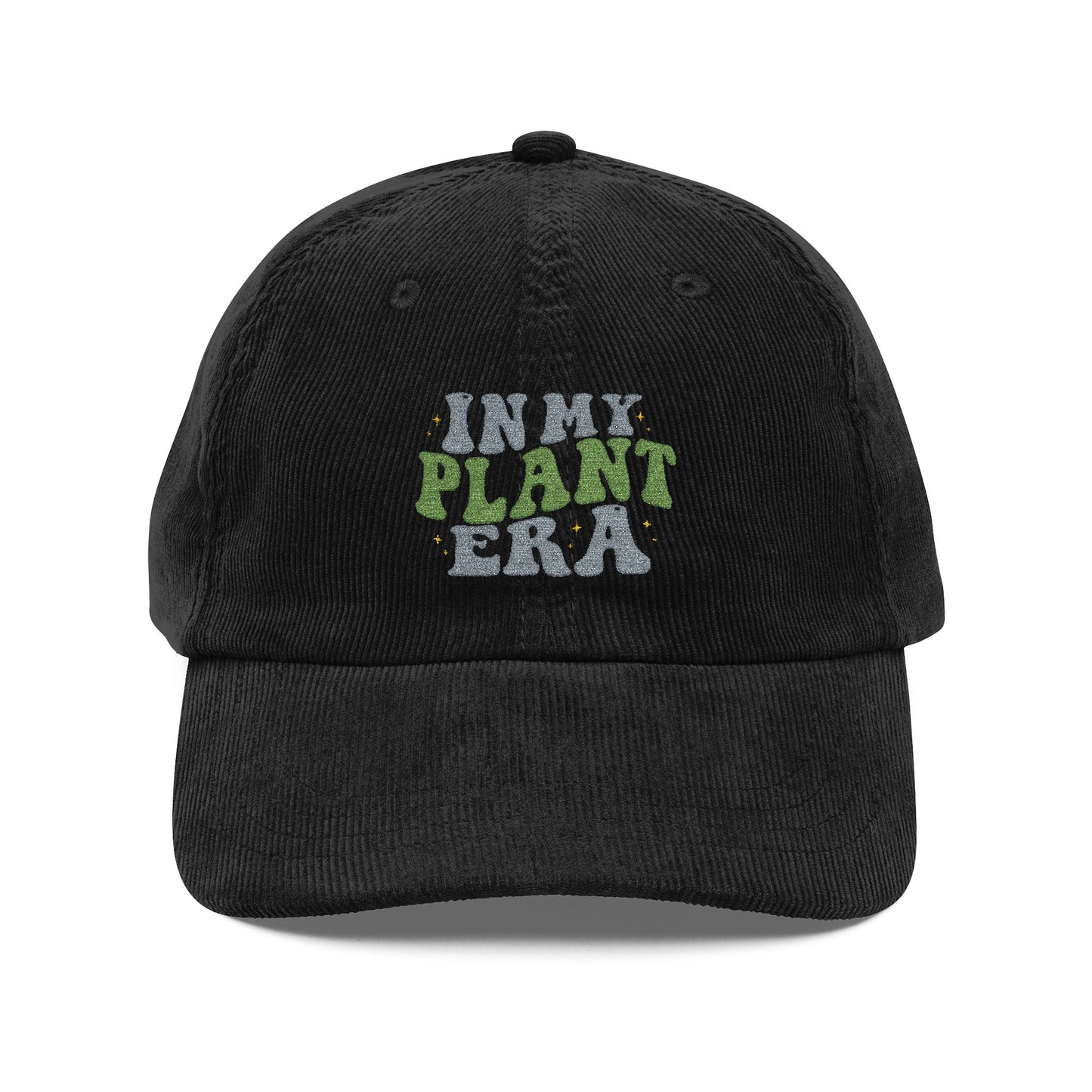 Irry Plant Era Cap | Embroidered Corduroy Baseball Cap