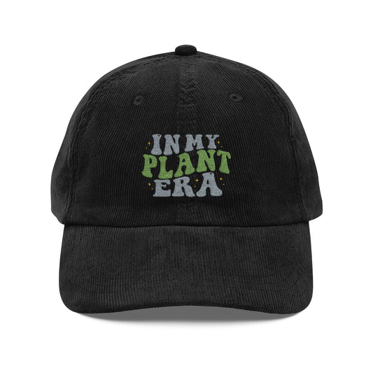 Irry Plant Era Cap | Embroidered Corduroy Baseball Cap