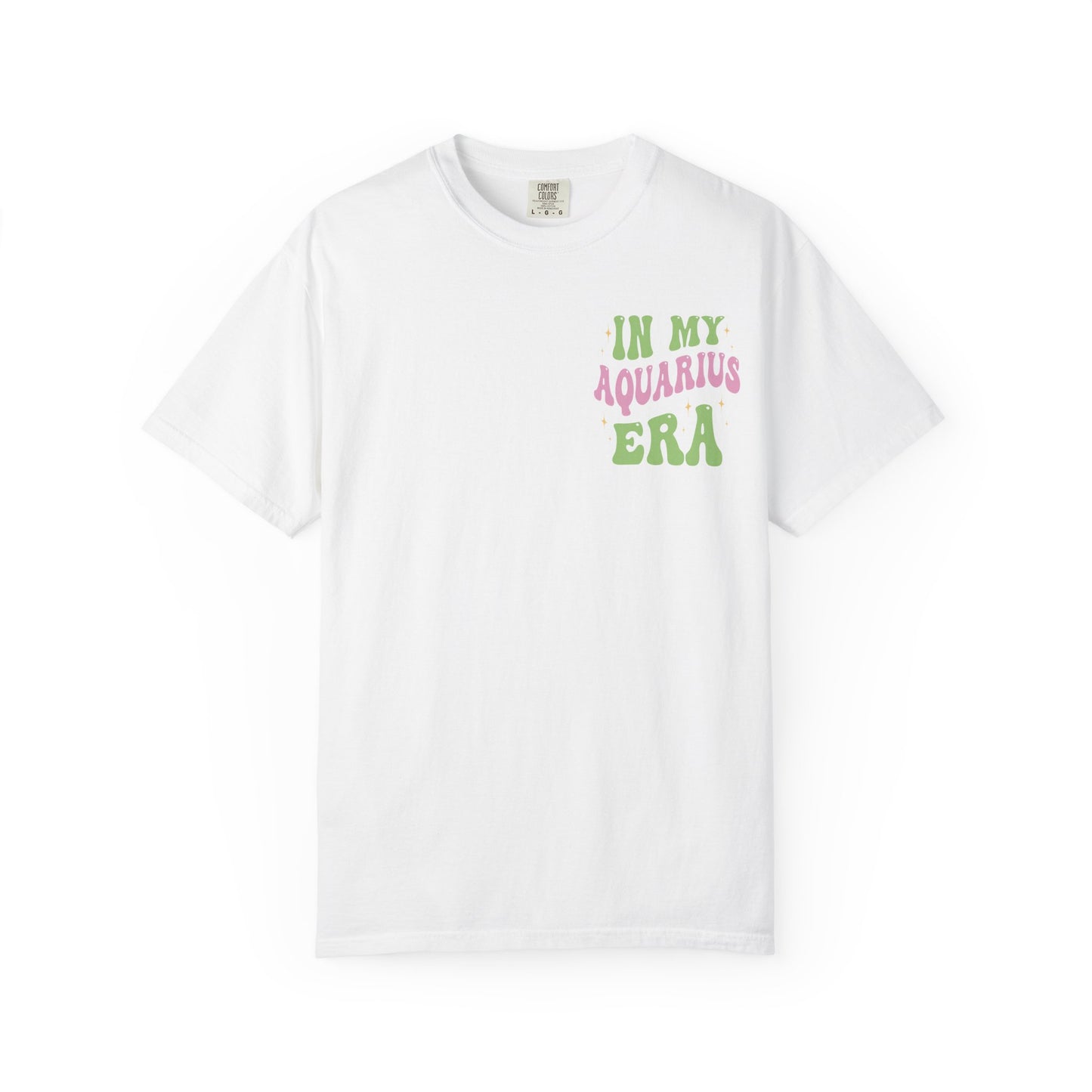 In My Aquarius Era T-Shirt | Astrology Zodiac Tee, Retro Psychedelic Lettering