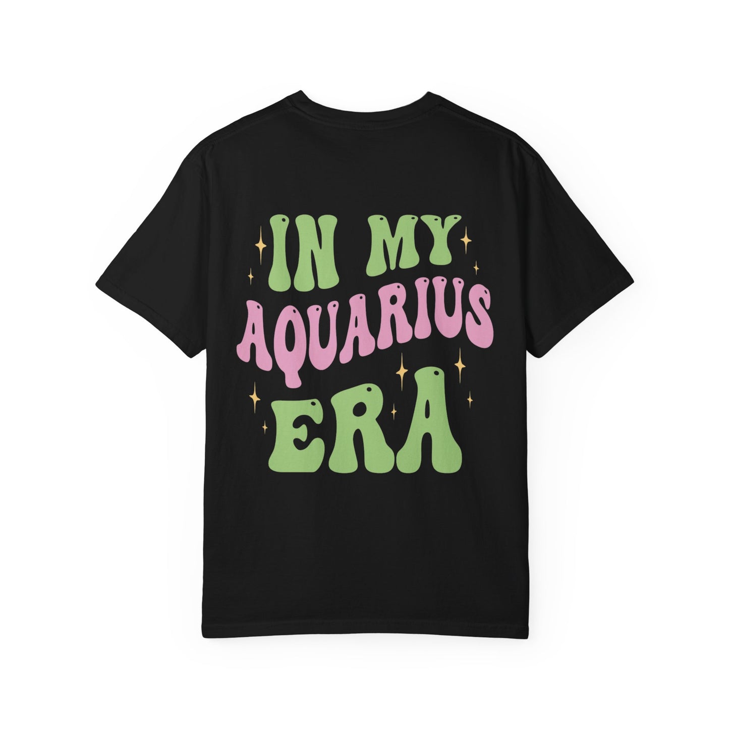 In My Aquarius Era T-Shirt | Astrology Zodiac Tee, Retro Psychedelic Lettering