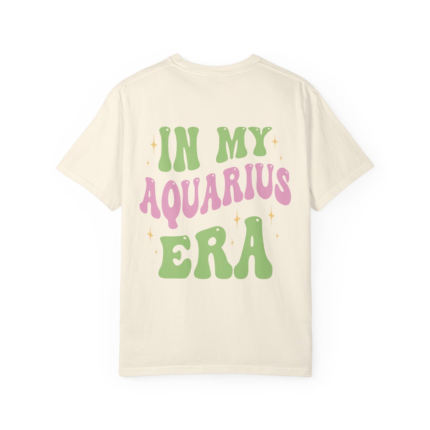 In My Aquarius Era T-Shirt | Astrology Zodiac Tee, Retro Psychedelic Lettering