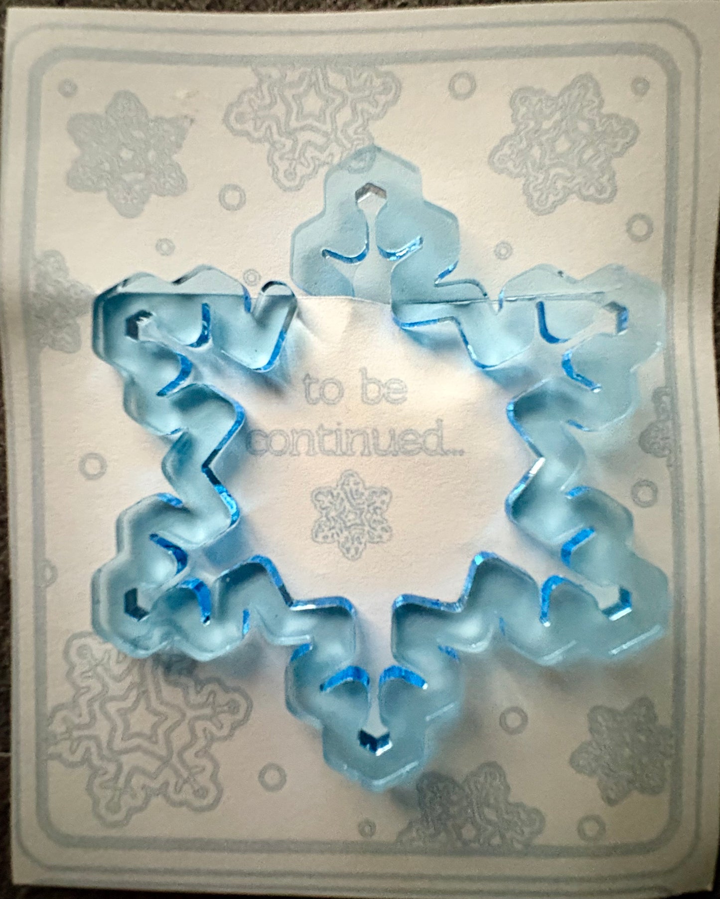 snowflake bookmark