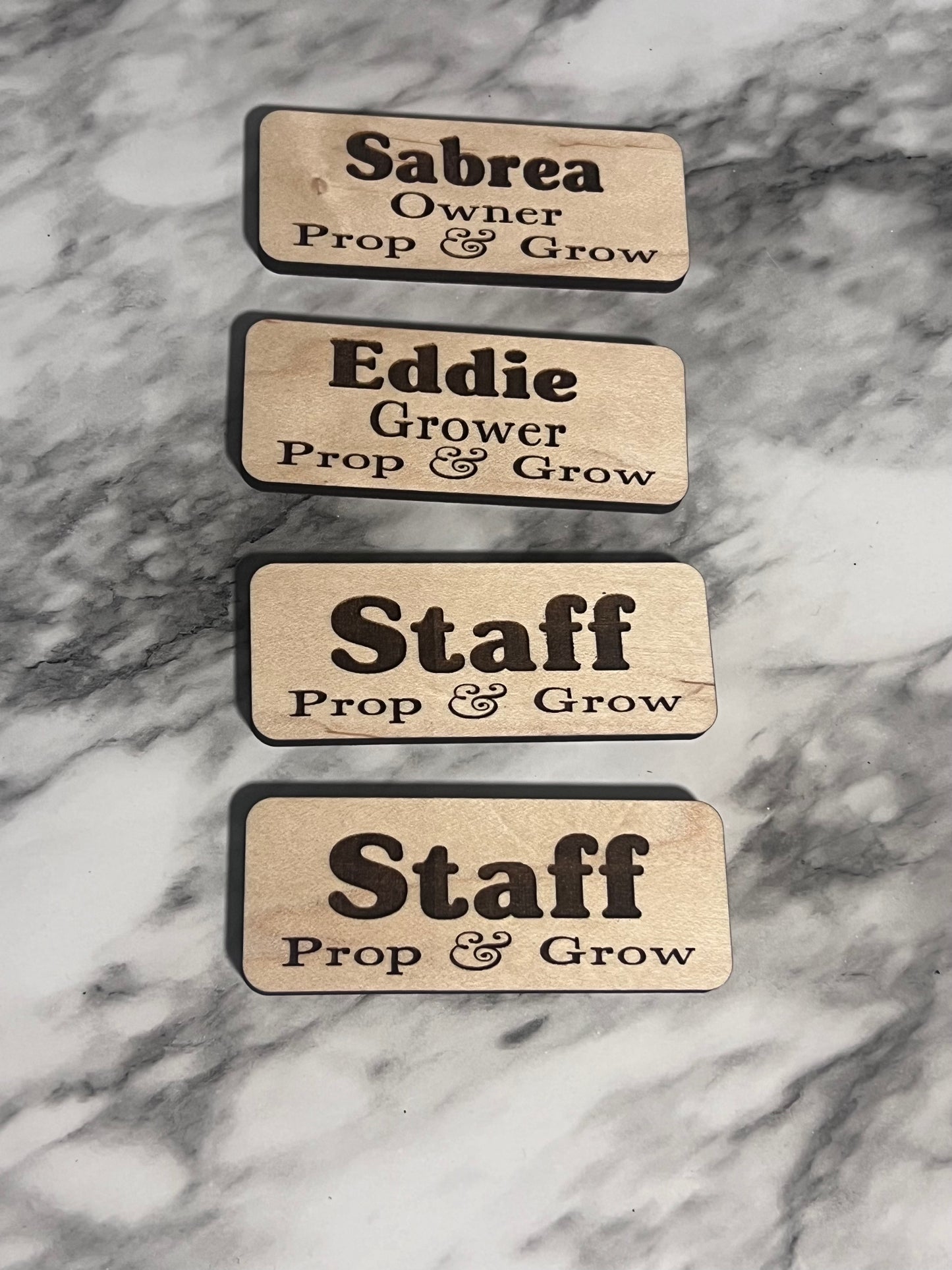Custom name tag