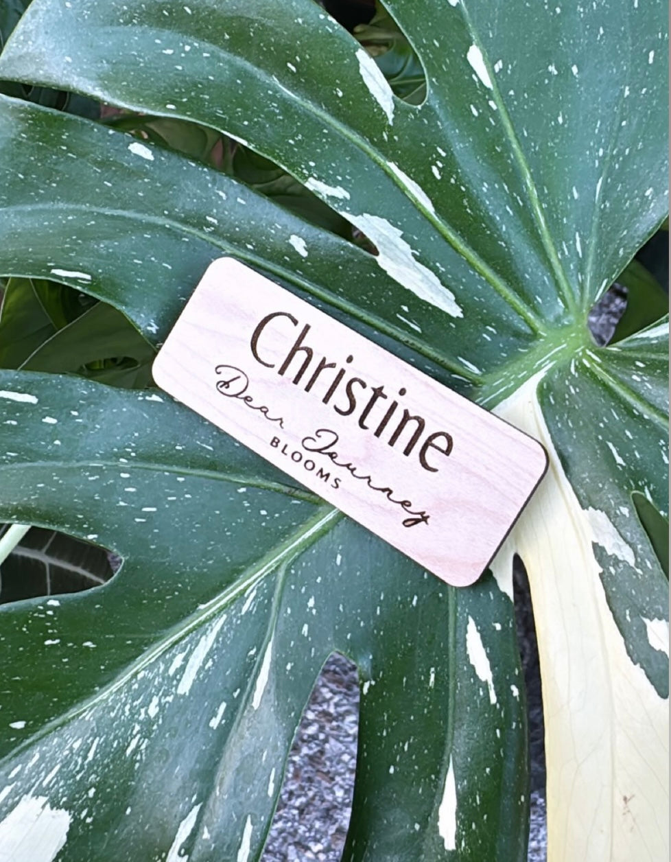 Custom name tag