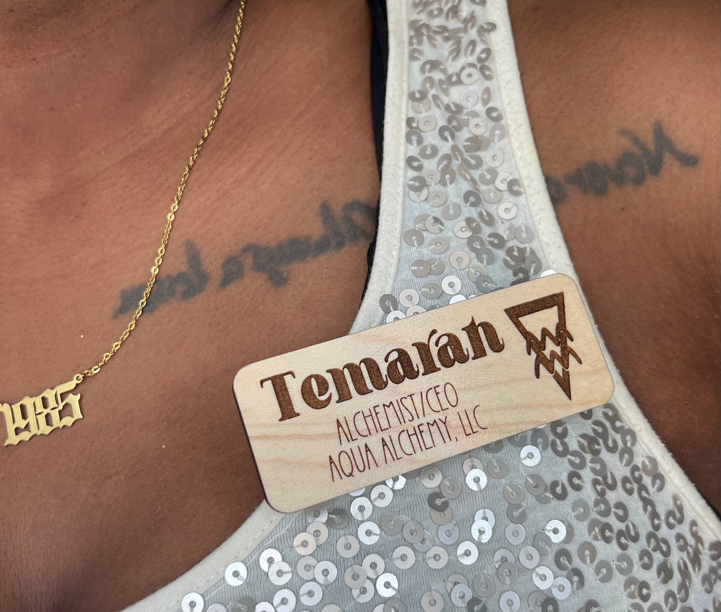 Custom name tag